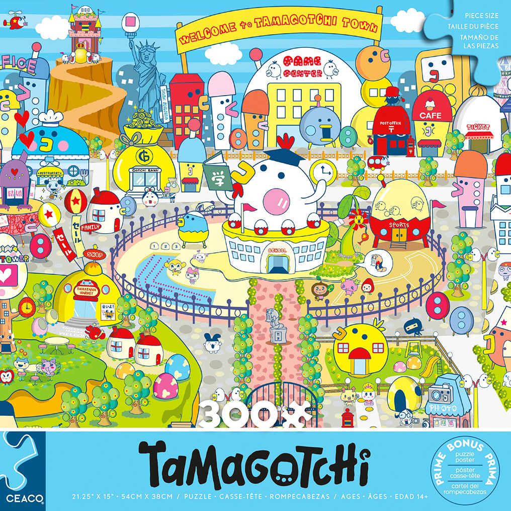 300PC Tamagotchi Town Puzzle