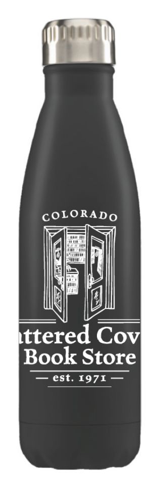 TC Black 22oz Stainless Steel Bottle White Logo