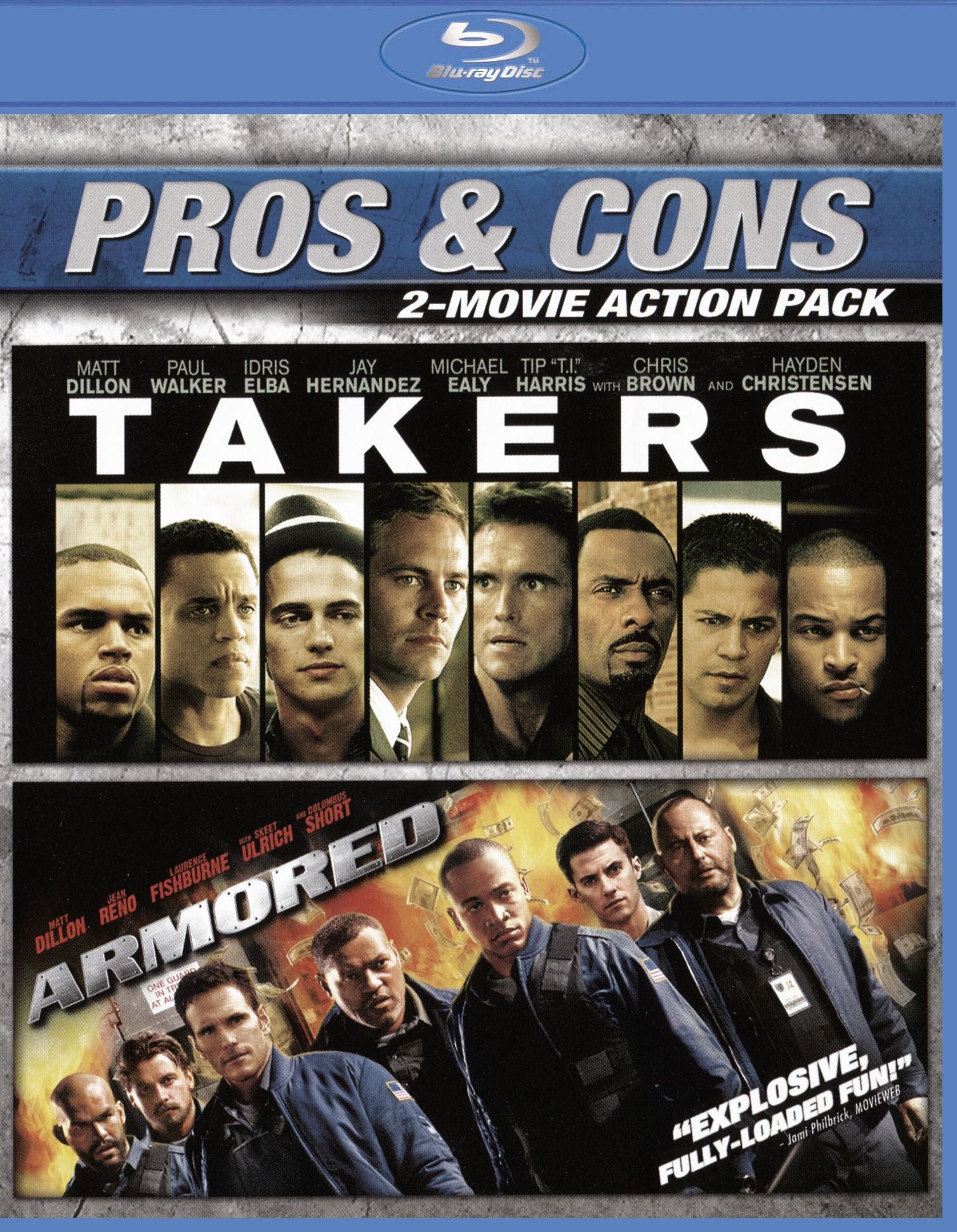 Armored/Takers [Blu-ray] [2 Discs]