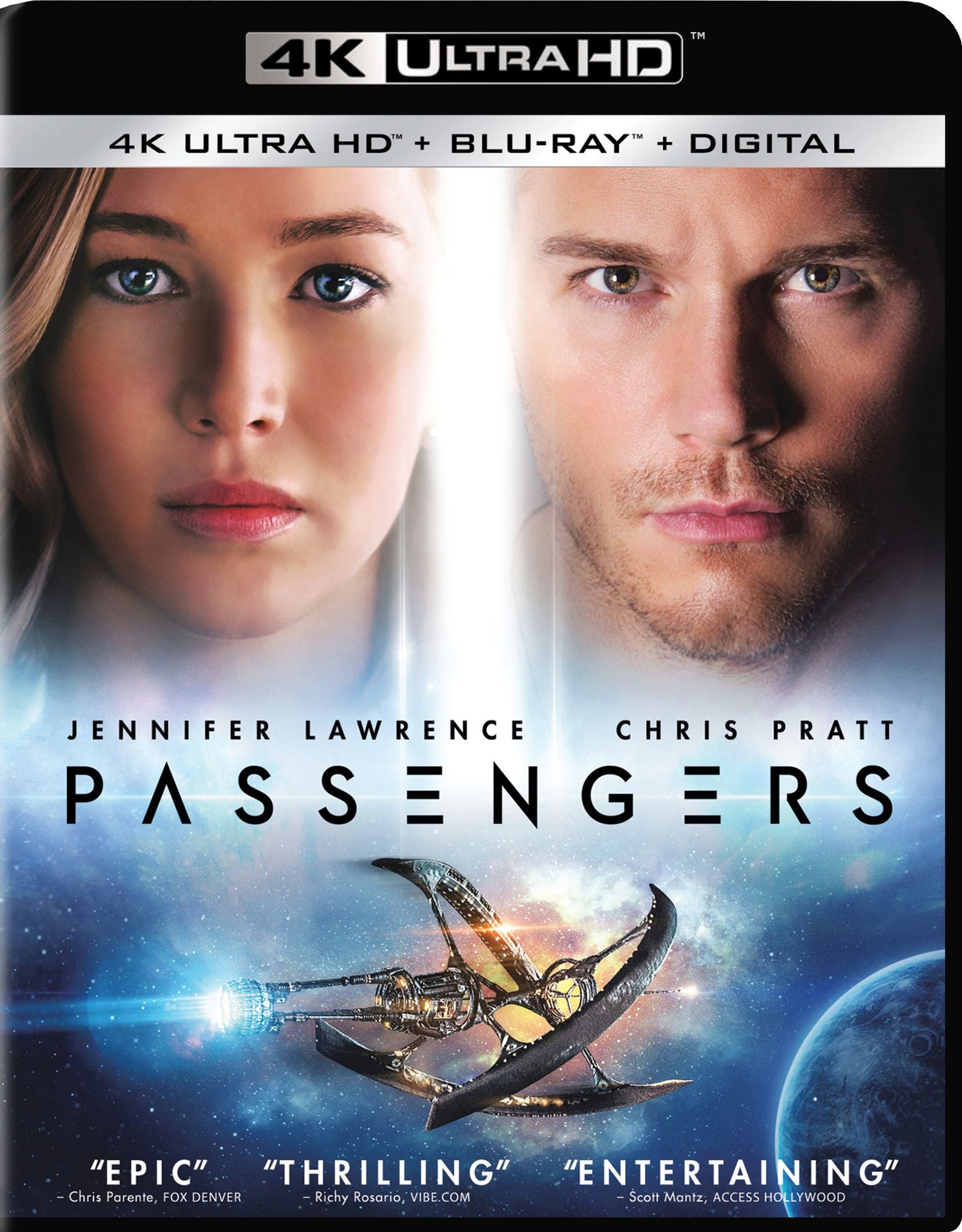 Passengers [Includes Digital Copy] [4K Ultra HD Blu-ray/Blu-ray]