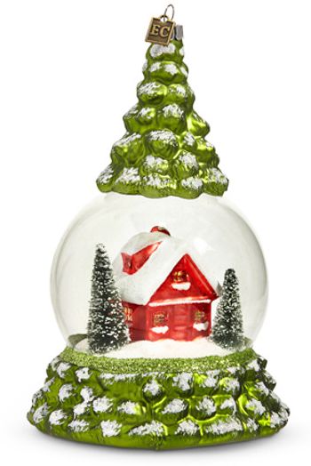 Snowglobe Tree Ornament