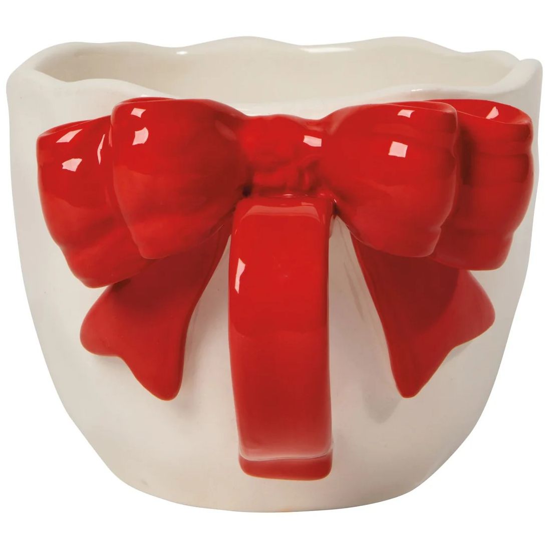 Bowtique Sculpted Ceramic Mug