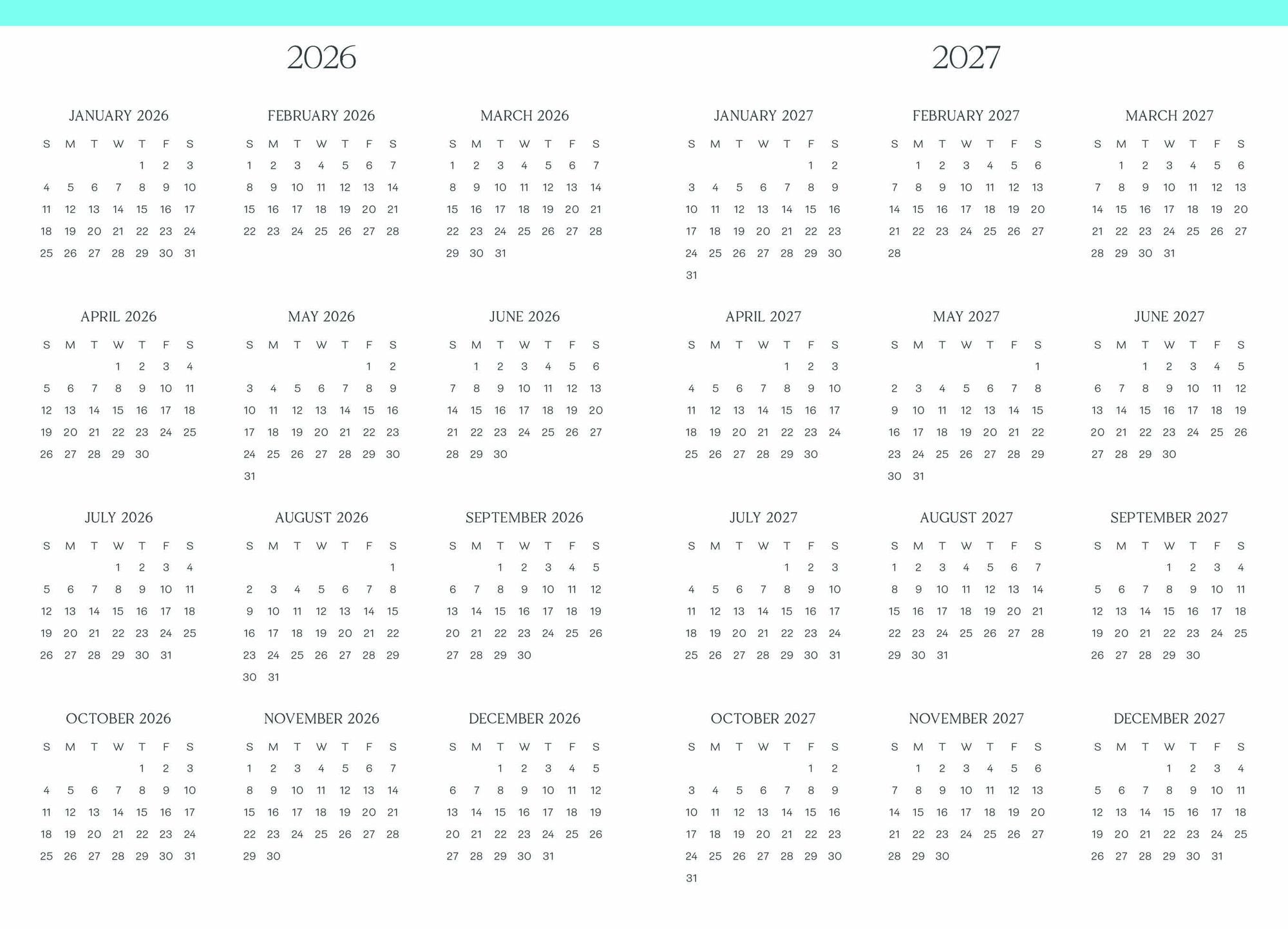 2026-2027 Super Pocket Planner Transformative