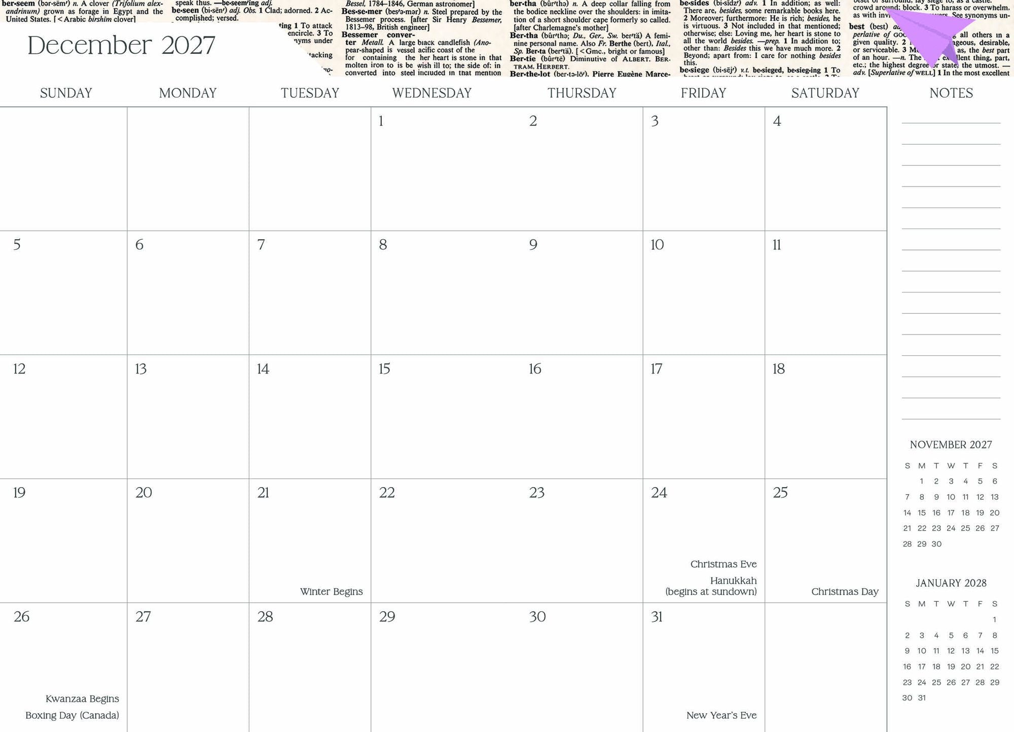 2026-2027 Super Pocket Planner Transformative