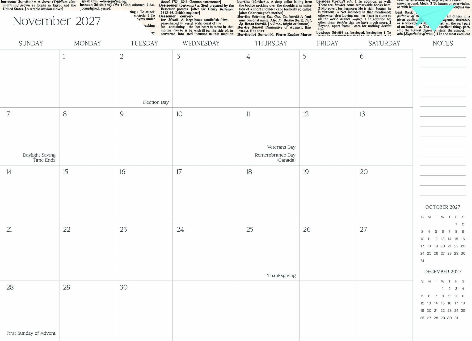 2026-2027 Super Pocket Planner Transformative