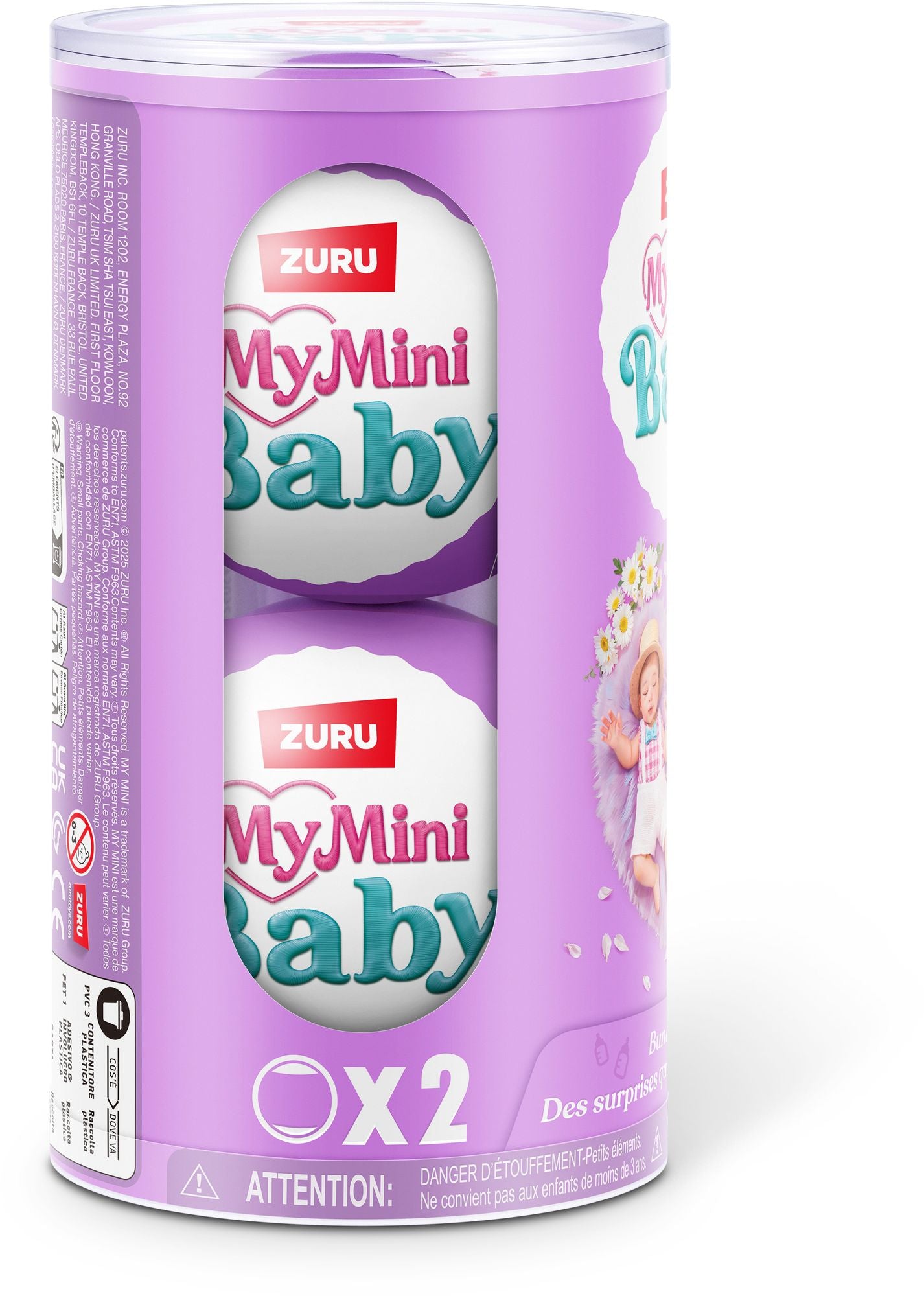 S001-MY MINI-MY MINI BABY-SERIES 2-CAPSULE,2PK IN PVC TUBE,12PCS/CTN