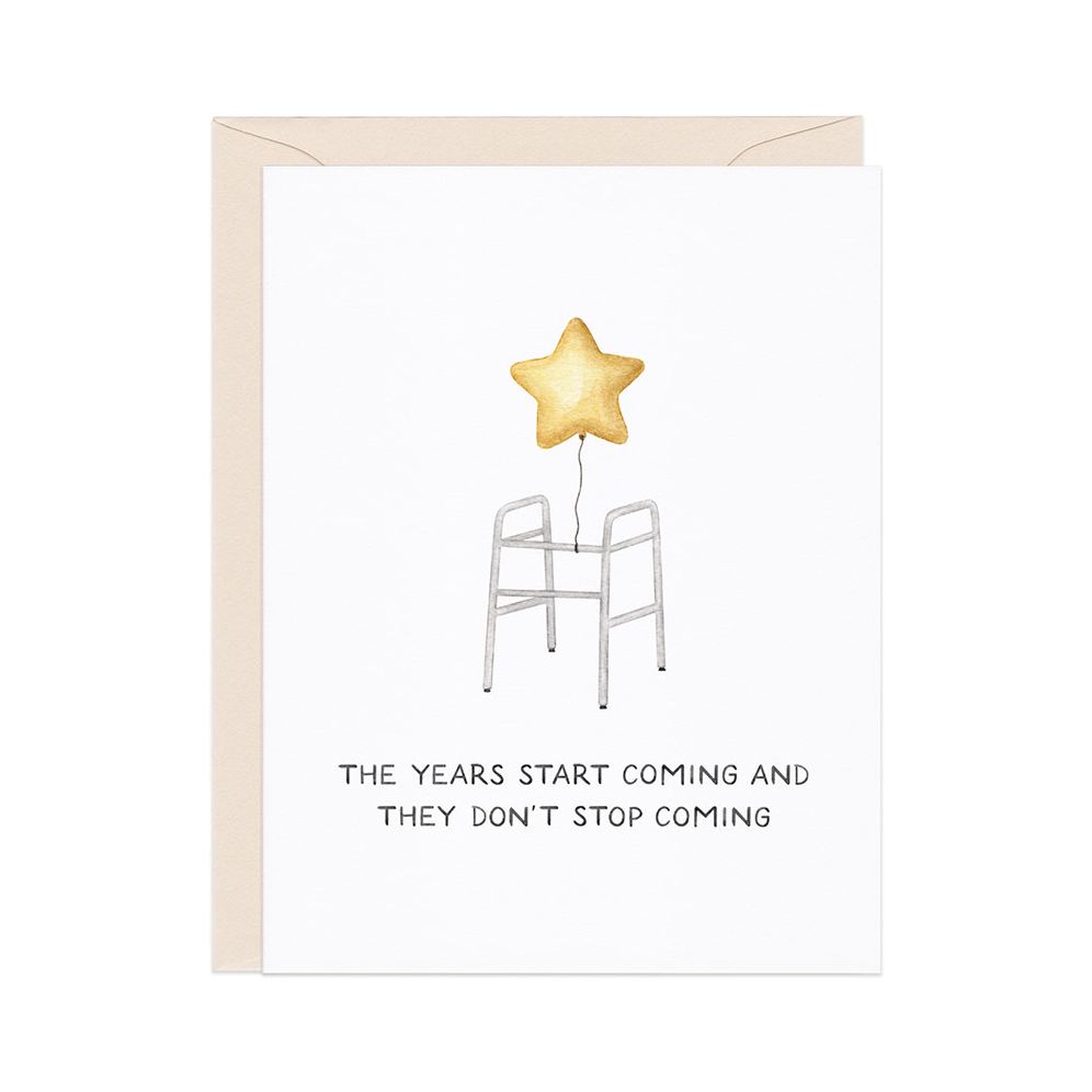 Years Start Coming All Star Birthday Card