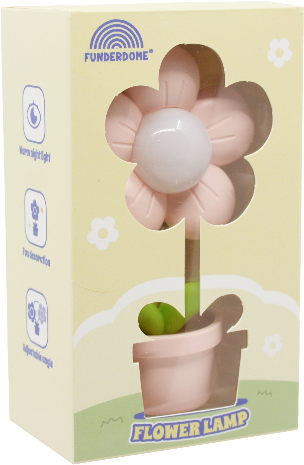 Flower Lamp - Pink