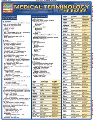 BarCharts- Inc. 9781572225381 Medical Terminology- The Basics- Pack of 3