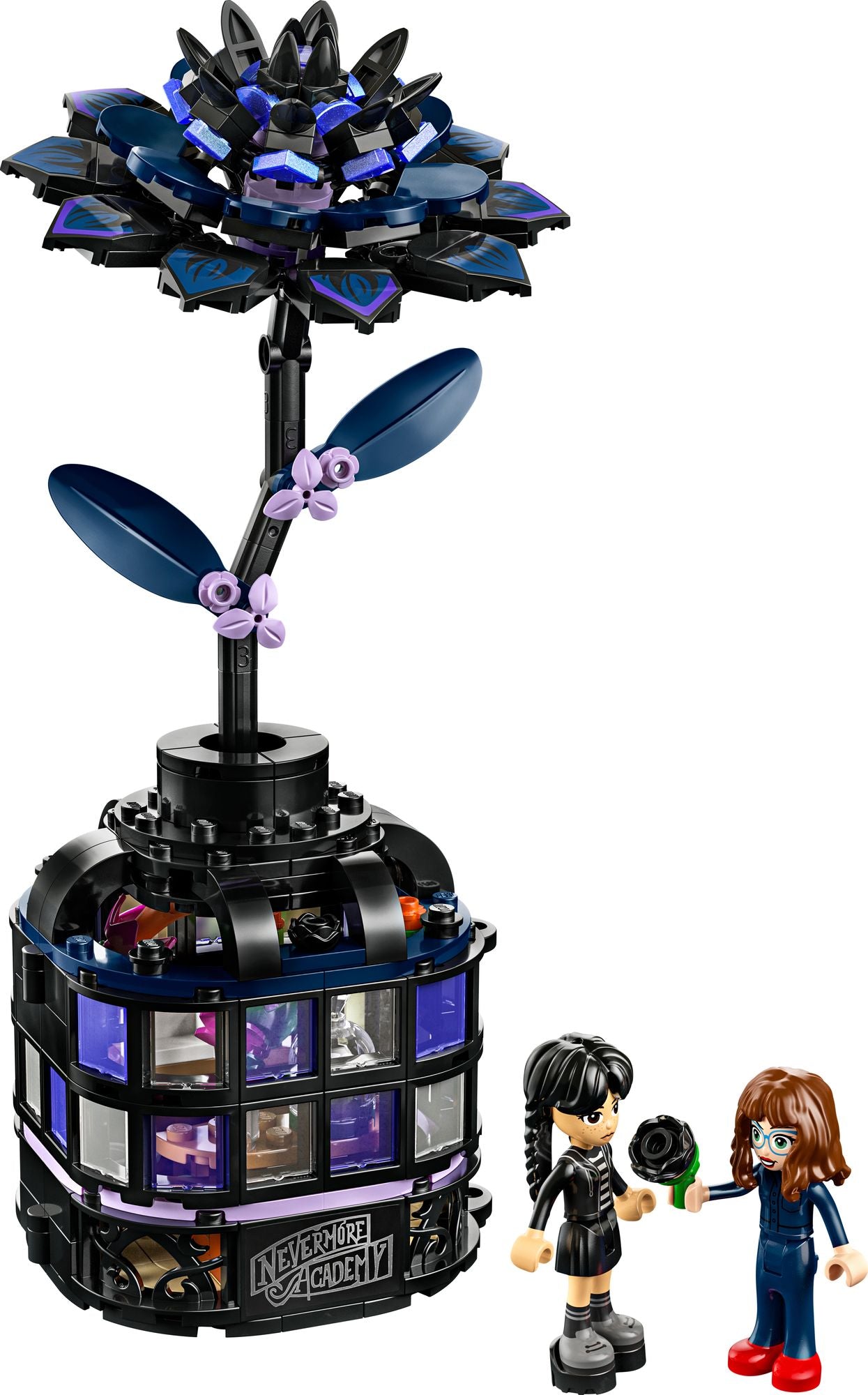 LEGO Wednesday Black Dahlia Flower 76784