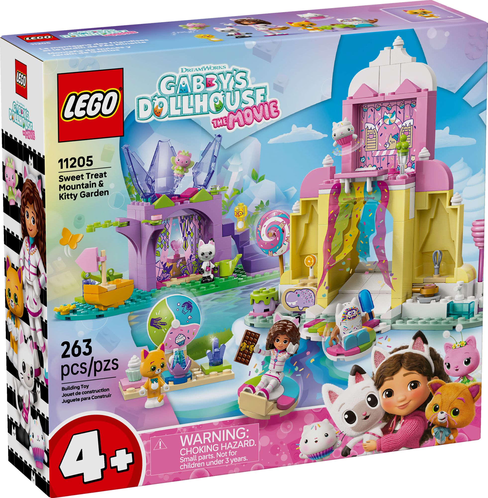 LEGO Gabby's Dollhouse Sweet Treat Mountain & Kitty Garden 11205