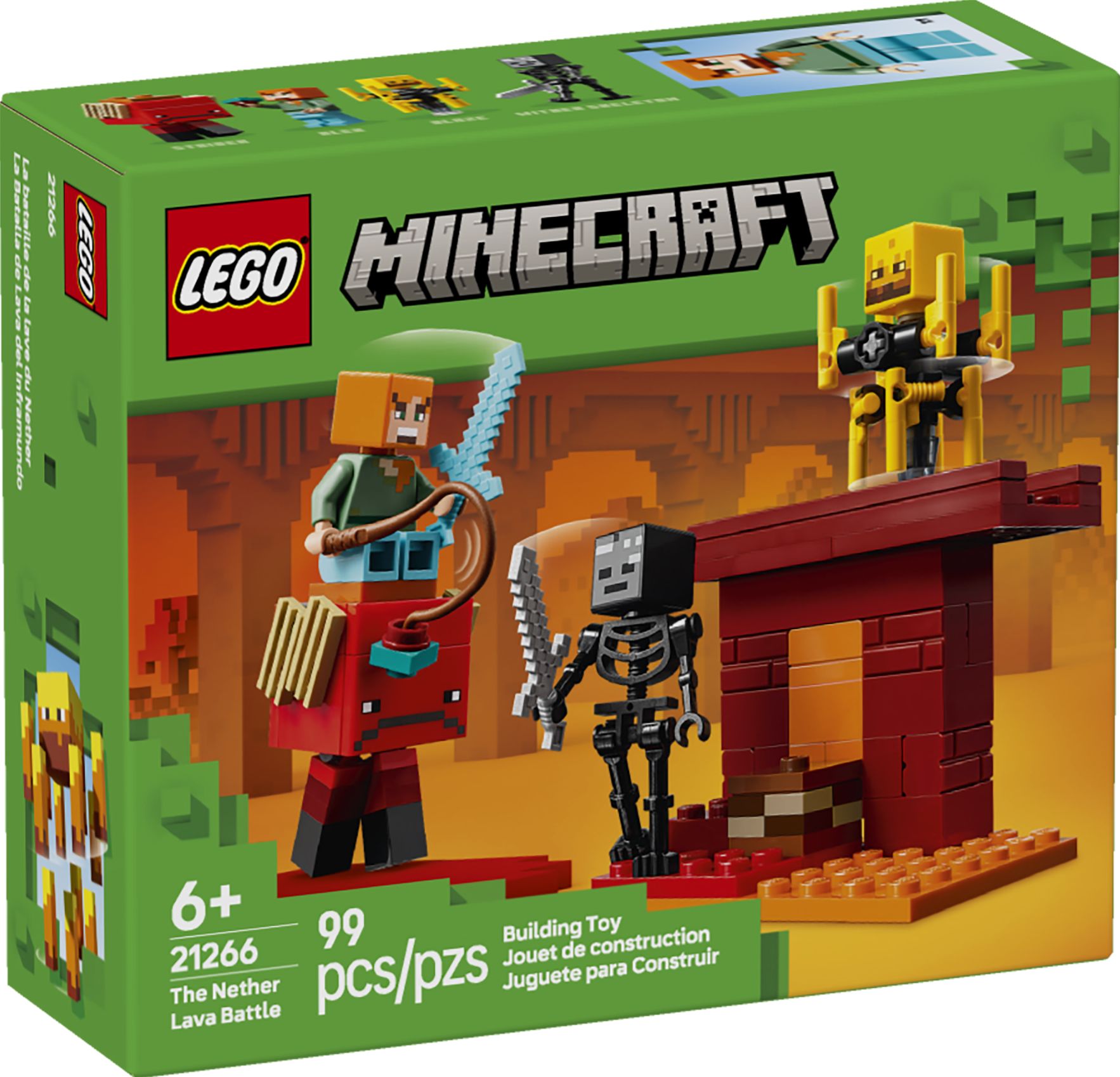 LEGO Minecraft The Nether Lava Battle 21266