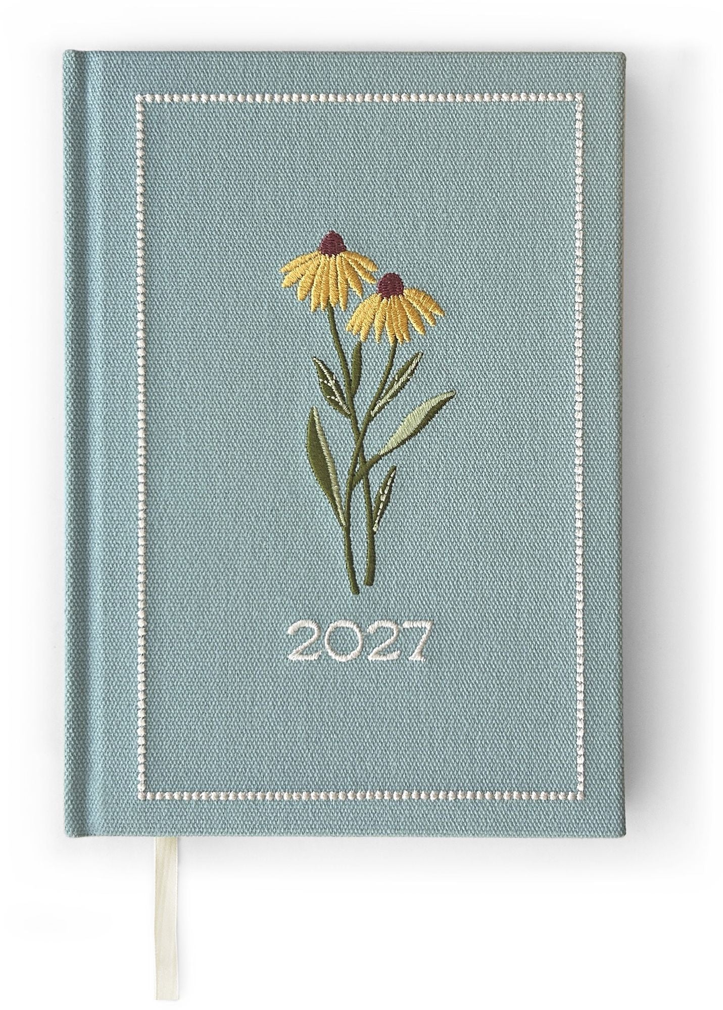 2026-2027 Coneflowers Embroidered 17-Month Planner