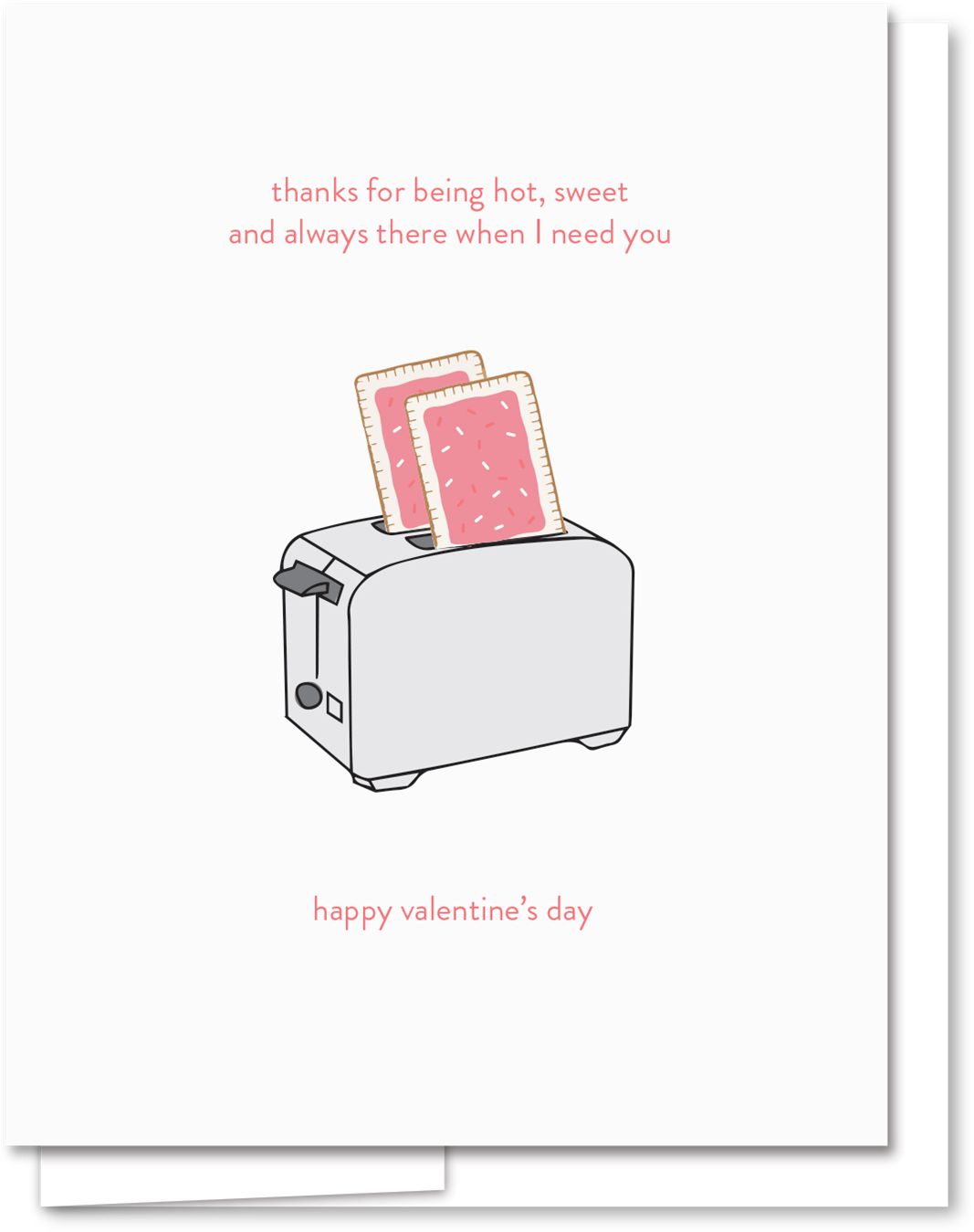 Valentine's Day Greeting Card Hot and Sweet Treat