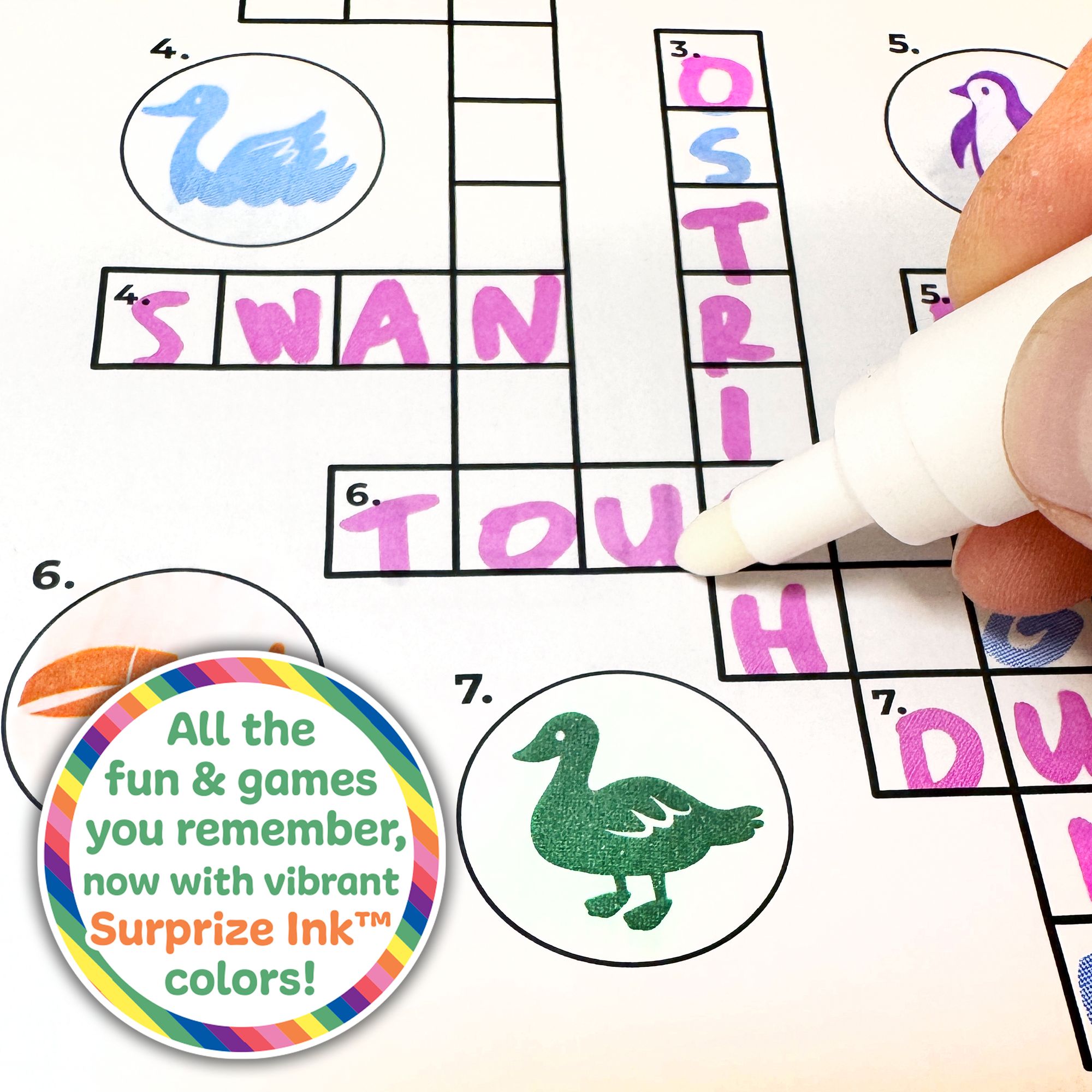 Yes & Know, The Original Invisible Ink Trivia Game Books-Awesome Animals