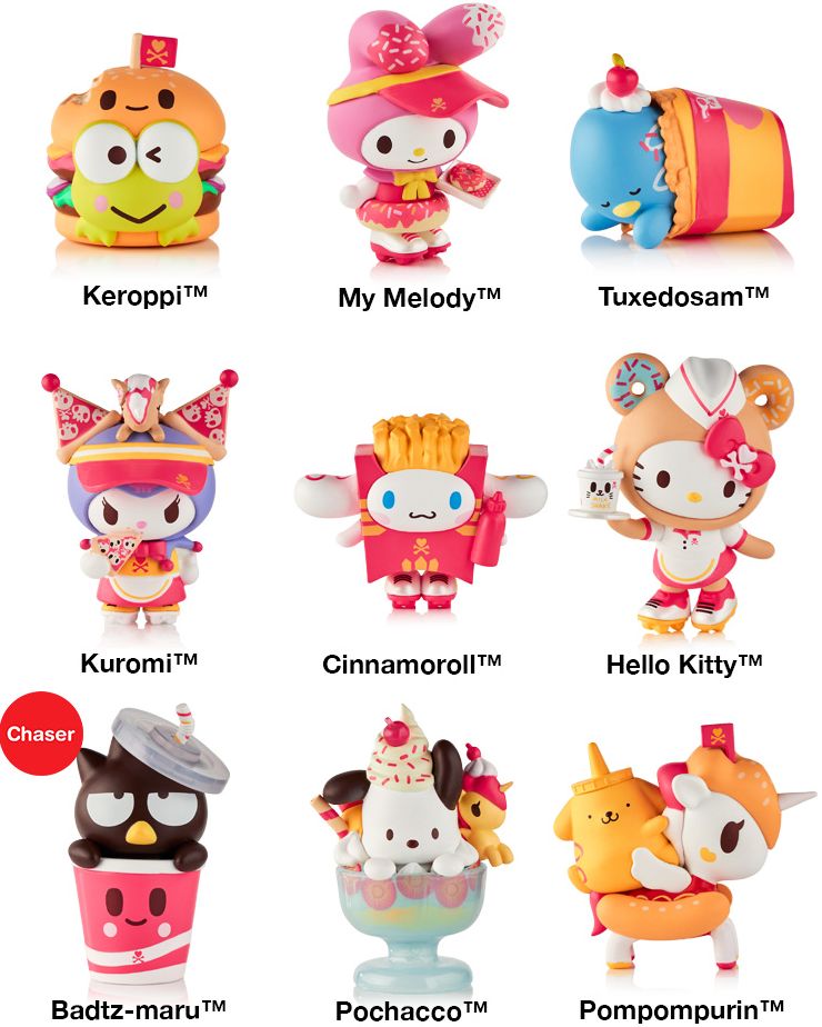 tokidoki x Hello Kitty & Friends Fast Food Blind Box