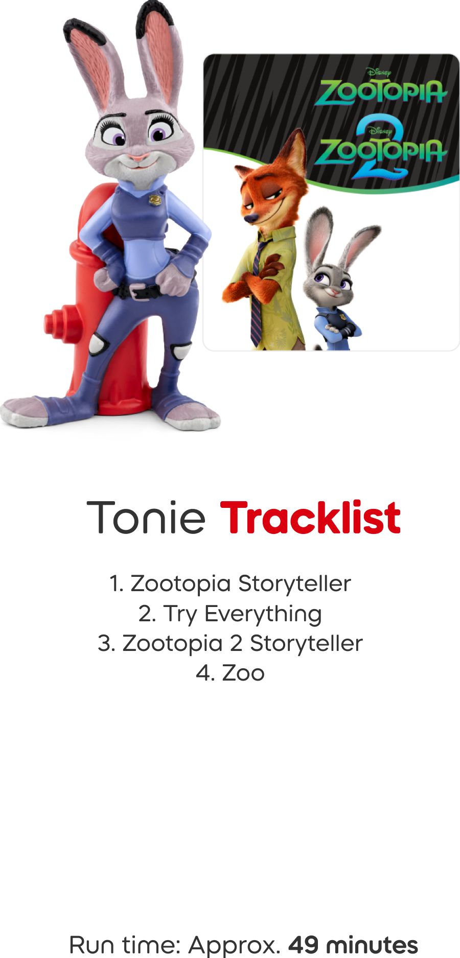 Disney Zootopia Tonie