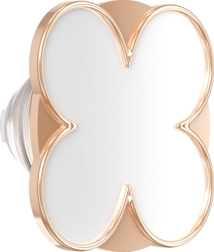 PG-Enml-Clover Rose Gold-CLR CLR