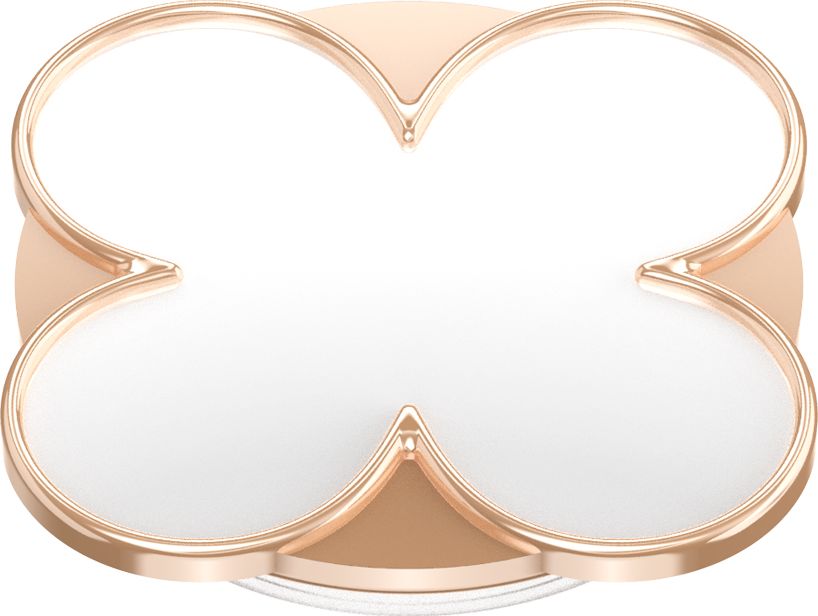 PG-Enml-Clover Rose Gold-CLR CLR