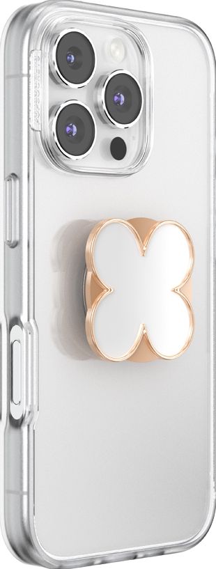 PG-Enml-Clover Rose Gold-CLR CLR