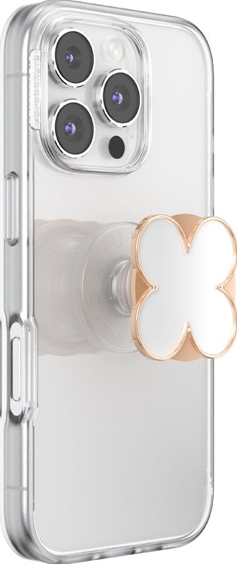PG-Enml-Clover Rose Gold-CLR CLR