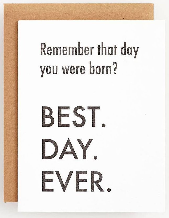 Best Day Ever Birthday Card