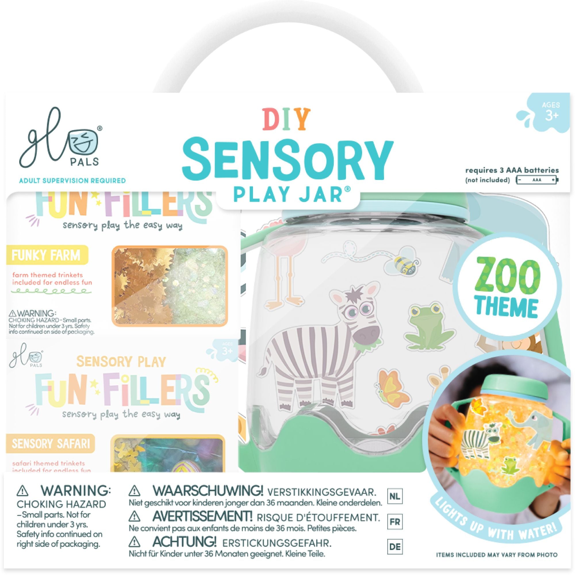 Glo Pals Jar Set - Zoo
