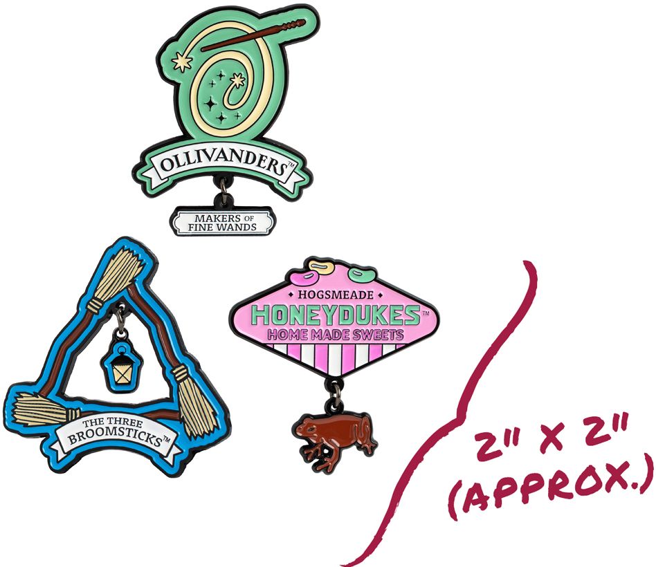 Harry Potter Locations Charm Badges
