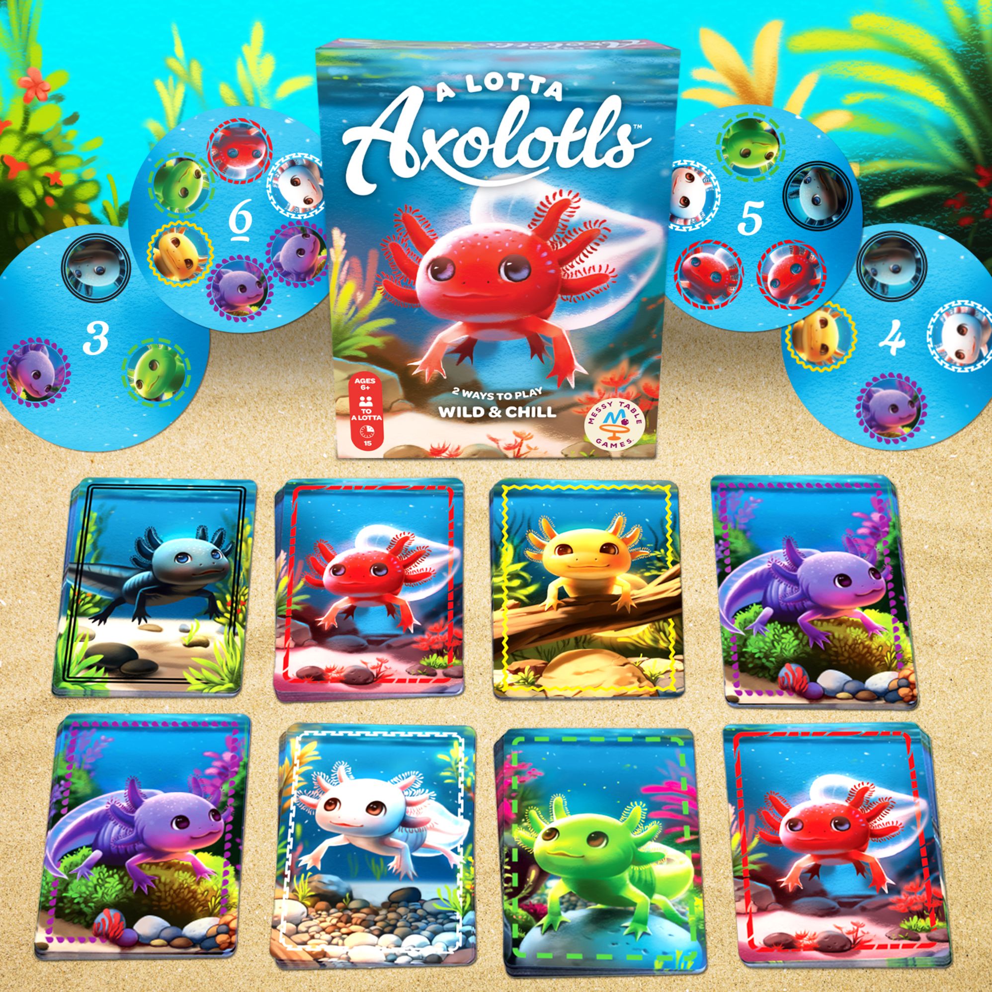 A Lotta Axolotls by Eric Olsen