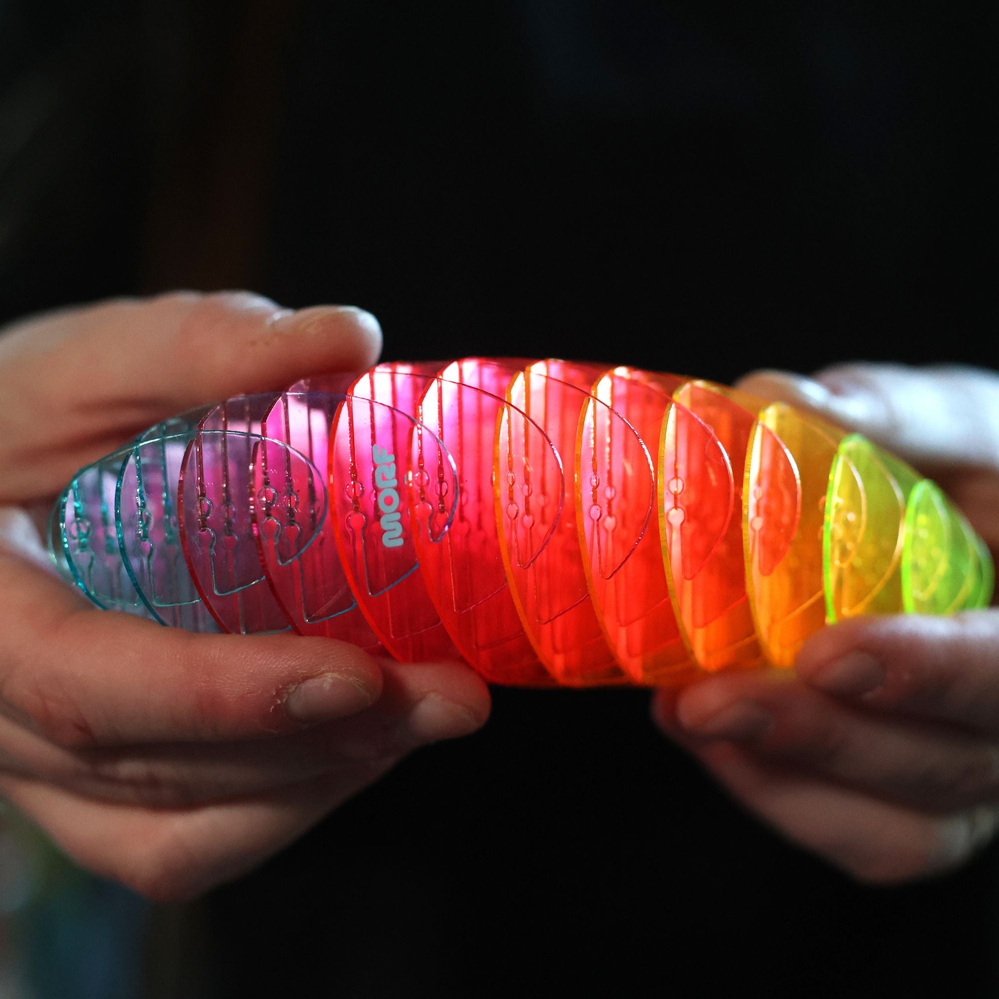 Morf Fidget Worm Rainbow Small