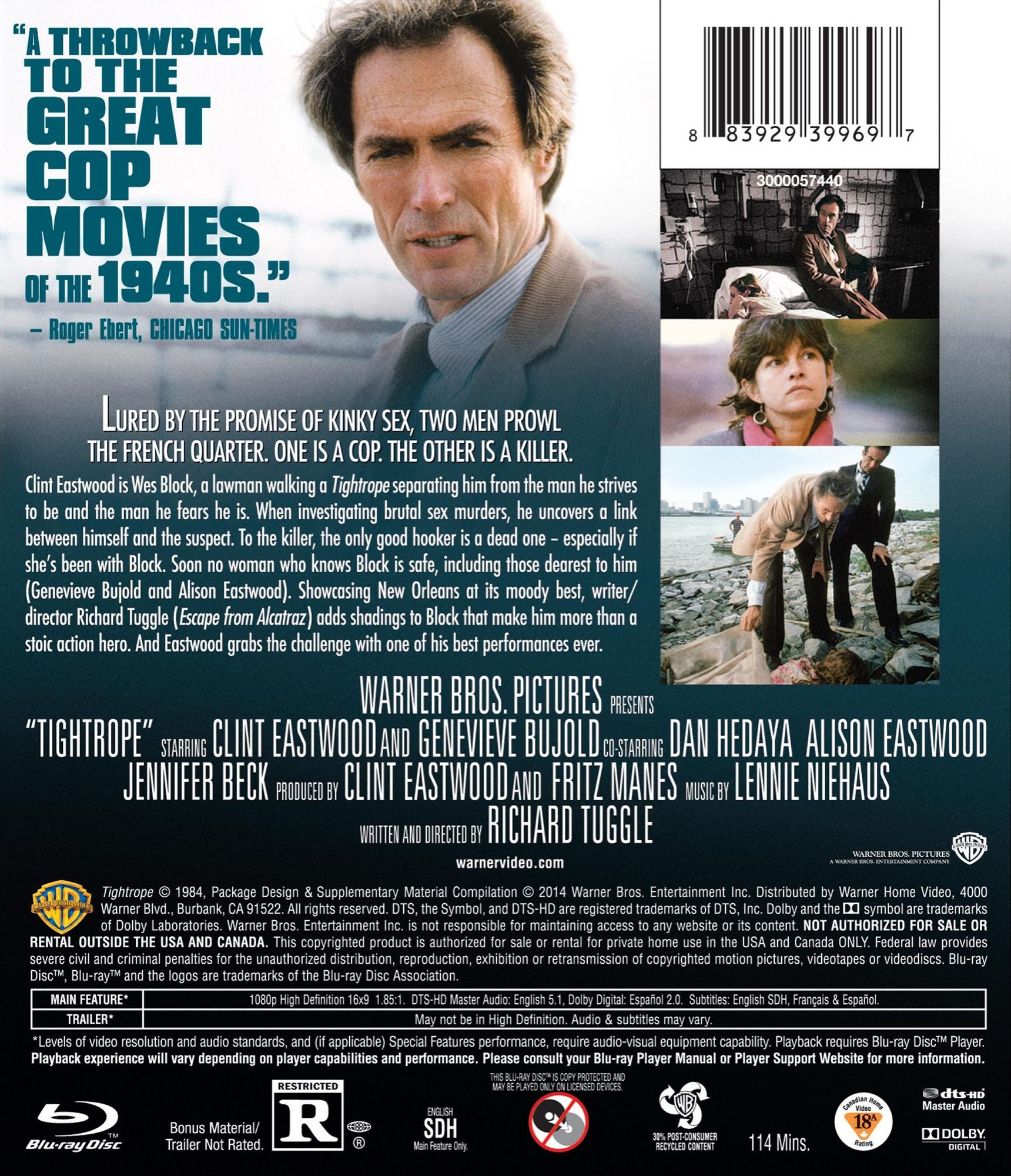 Tightrope [Blu-ray]