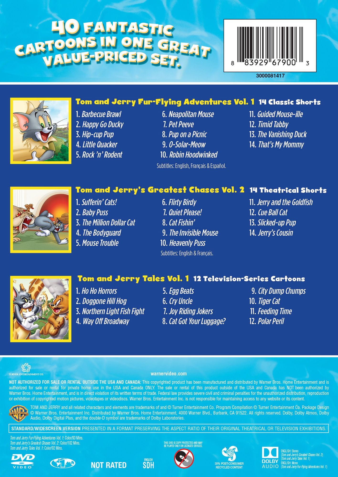 Tom and Jerry: TV Fun Pack [2 Discs]