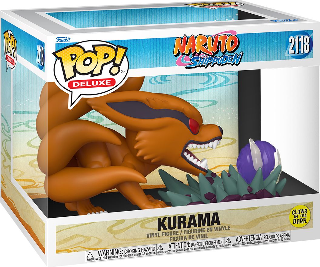 Funko POP! Deluxe: Naruto: Shippuden, Kurama Glow in the Dark