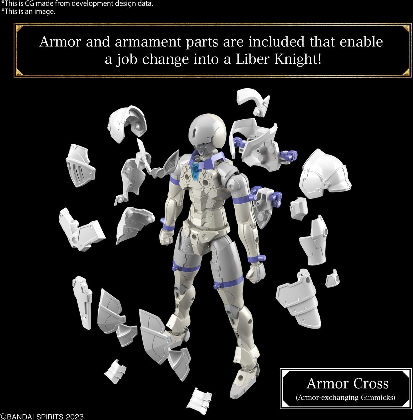 #01 Liber Knight, Bandai Hobby 30 MF