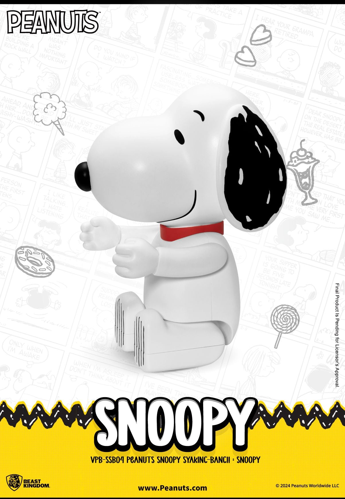 Peanuts Snoopy SYAKING-BANG!! (Piggy Bank)