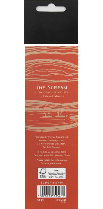 Edvard Munch: The Scream Bookmark