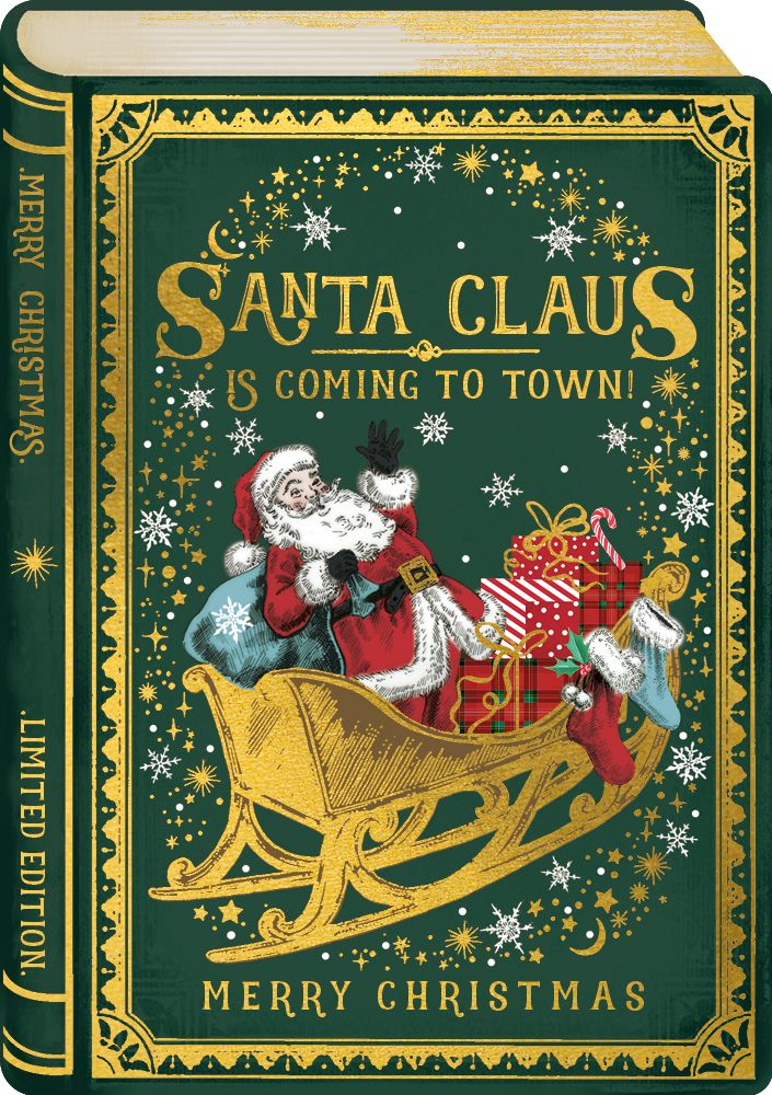 Santa Storybook Holiday Card