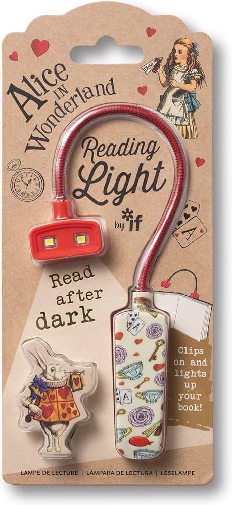 Alice in Wonderland Book Lovers Reading Light