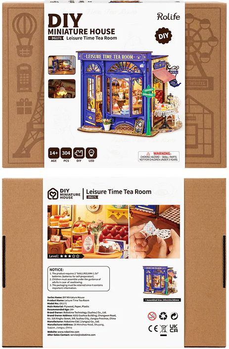 DIY Miniature House Leisure Time Tea Room