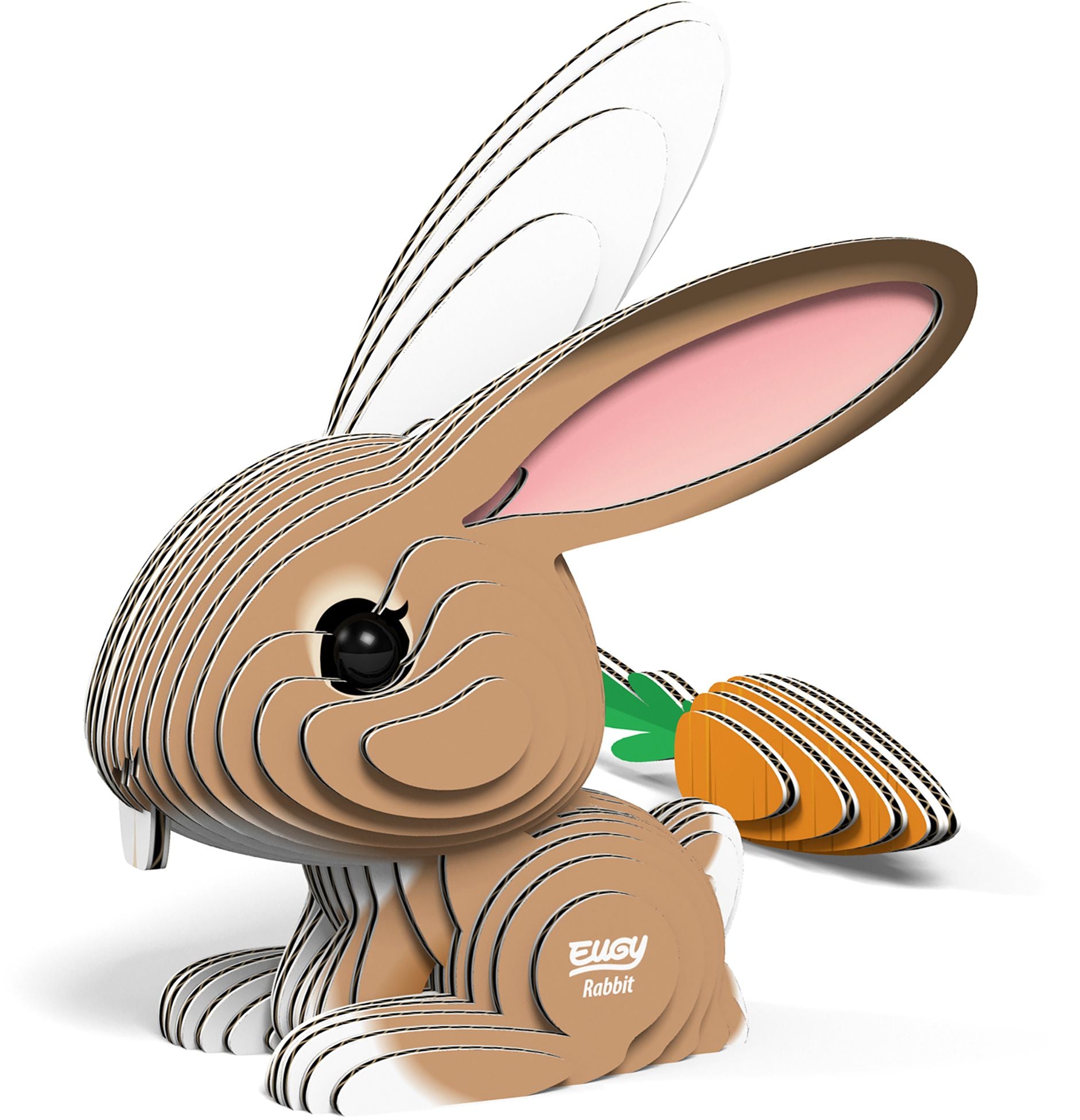 EUGY Rabbit 3D Cardboard Model Kit