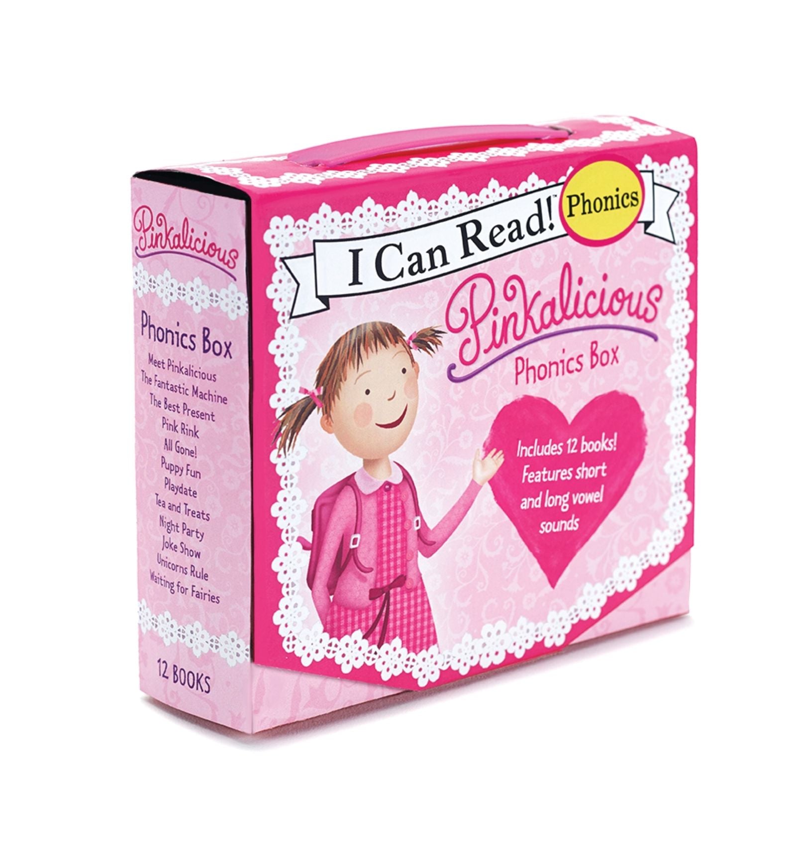 Pinkalicious 12-Book Phonics Fun!: Includes 12 Mini-Books Featuring Short and Long Vowel Sounds