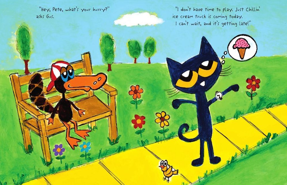 Pete the Cat Screams for Ice Cream!