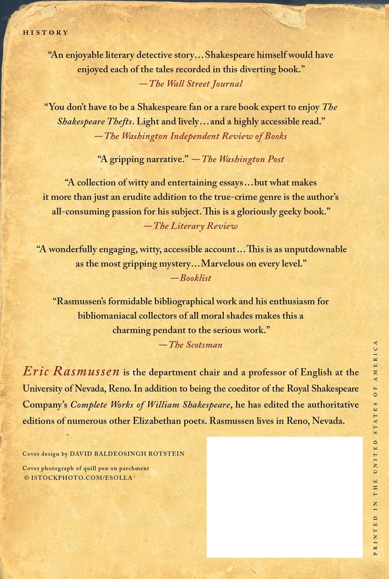 The Shakespeare Thefts: In Search of the First Folios