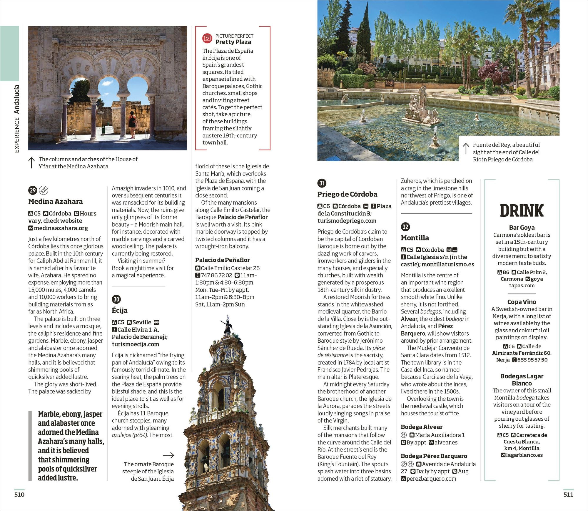 DK Spain: Must-See Sights. Culture & History. Detailed Maps & Tours. Covers Barcelona, Madrid, Seville, & more