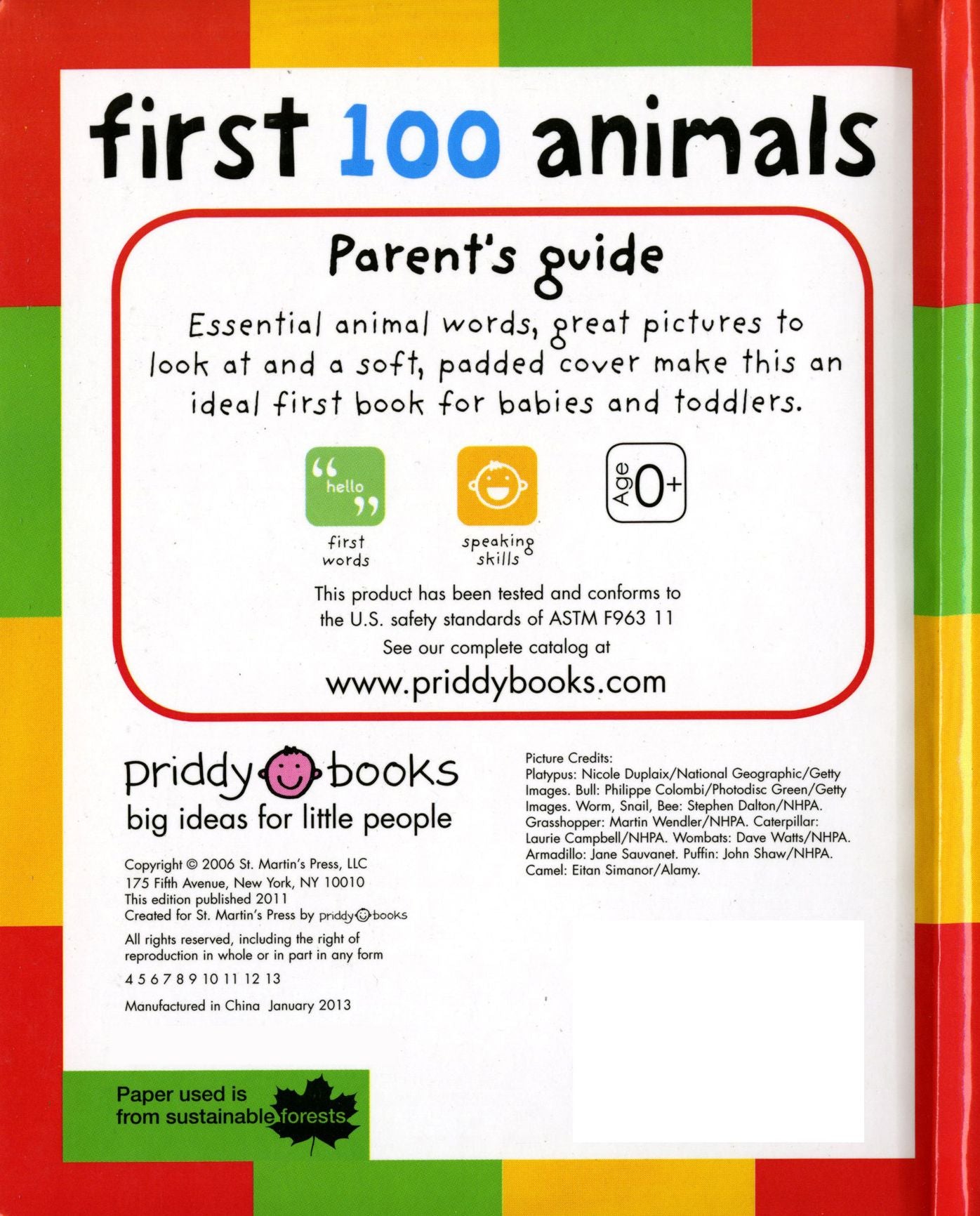 First 100 Animals