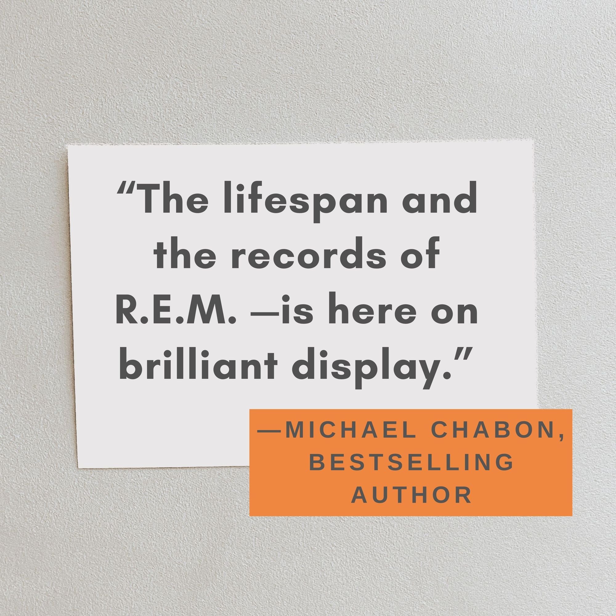 The Name of This Band Is R.E.M.: A Biography