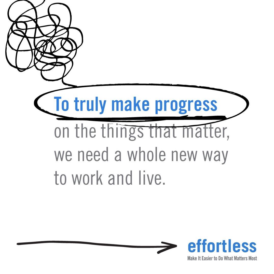 Effortless: Make It Easier to Do What Matters Most