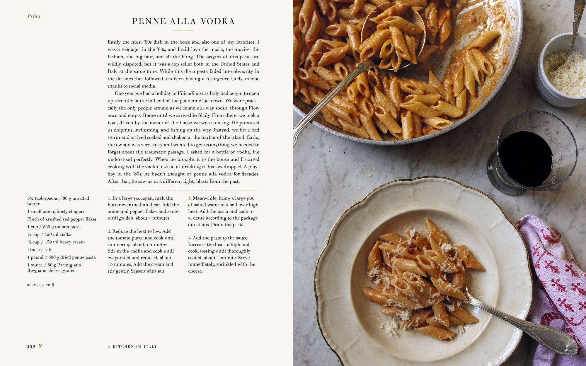 A Kitchen in Italy: A Year of Family Meals and Celebrations from Our Home