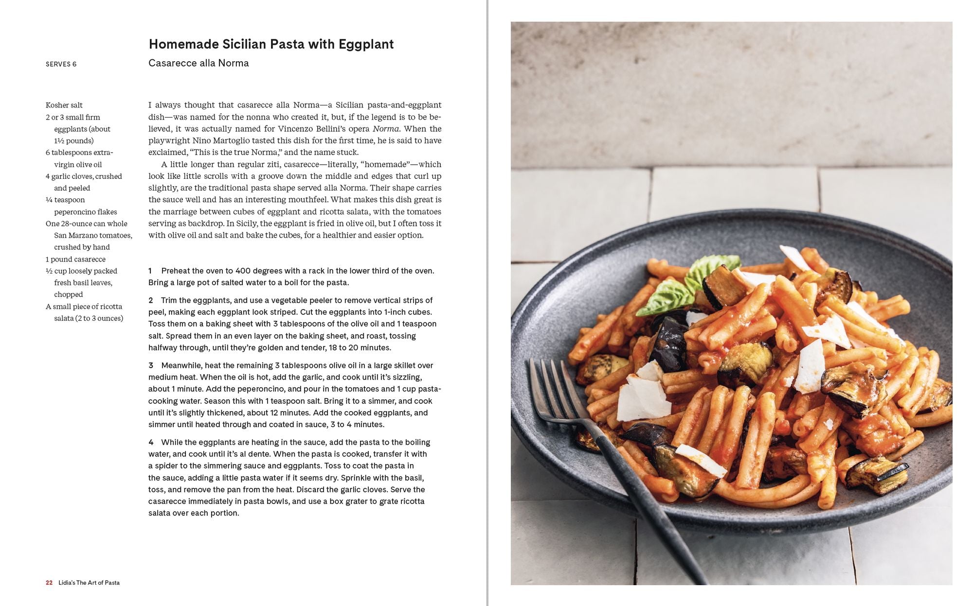 Lidia's The Art of Pasta: An Italian Cookbook