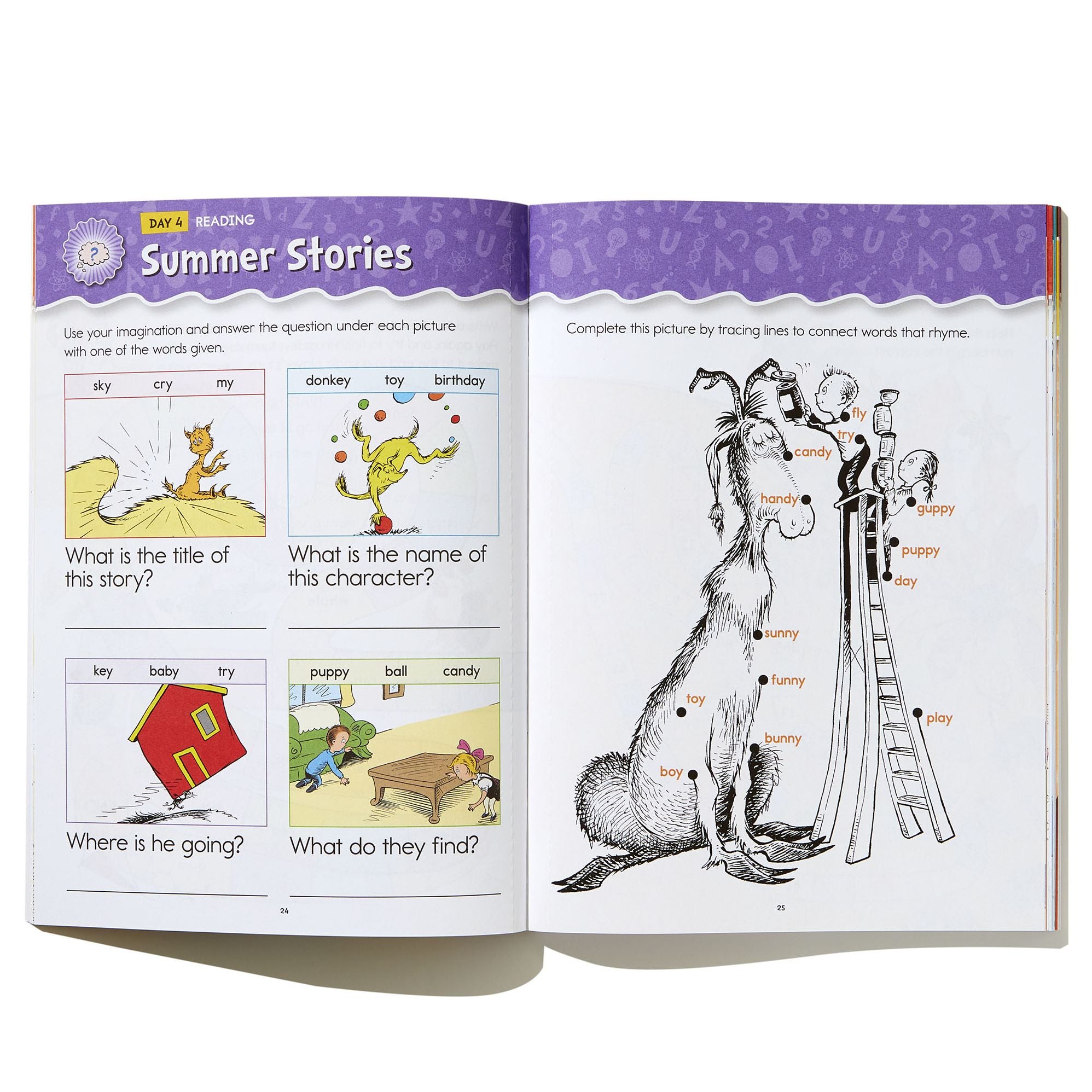Summer with Seuss Workbook: Grades 1-2